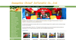 Desktop Screenshot of cvinflatable.com